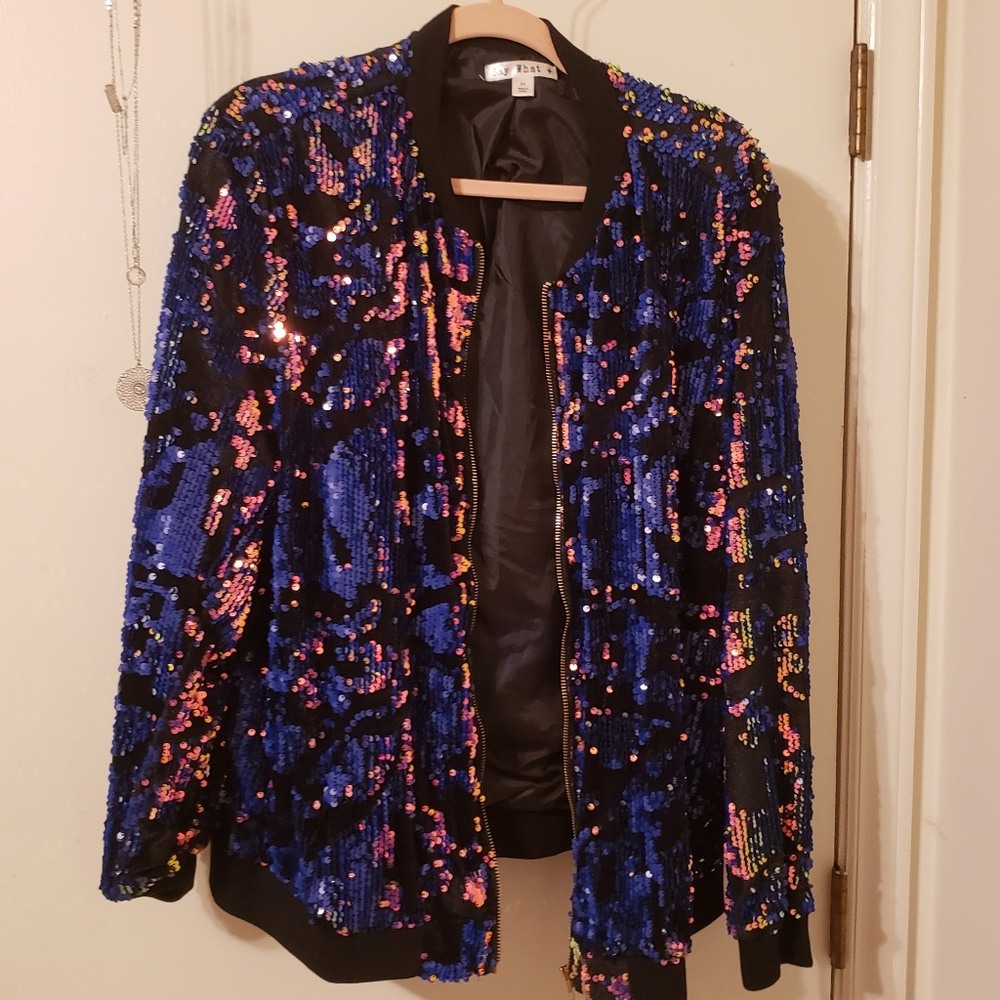 Purple jacket